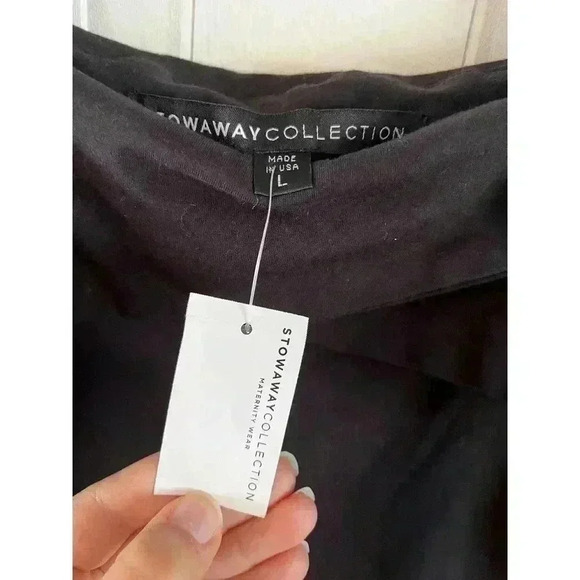 NWT Stowaway Collection Maternity Dress Off The Shoulder Cocktail Size Large - Picture 4 of 6